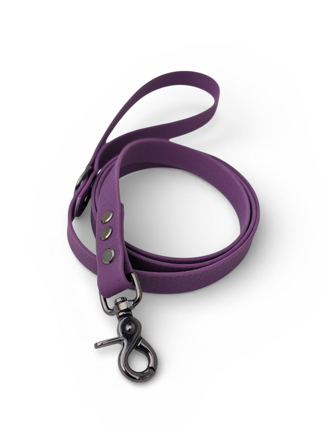 Purple Waterproof lead - Gunmetal