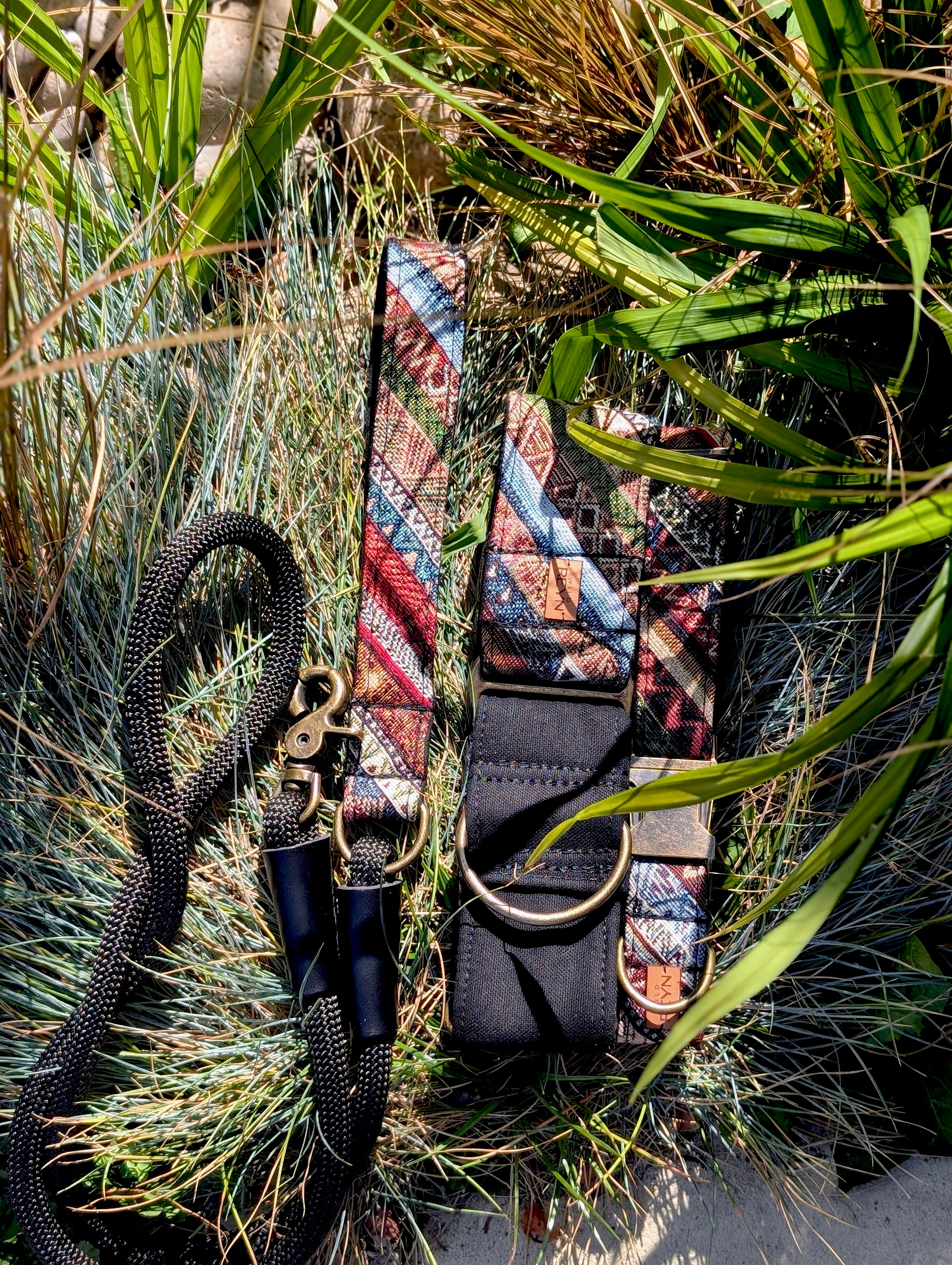 Hybrid Boho Black Rope Lead