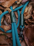 Green and Teal Lead - Gunmetal