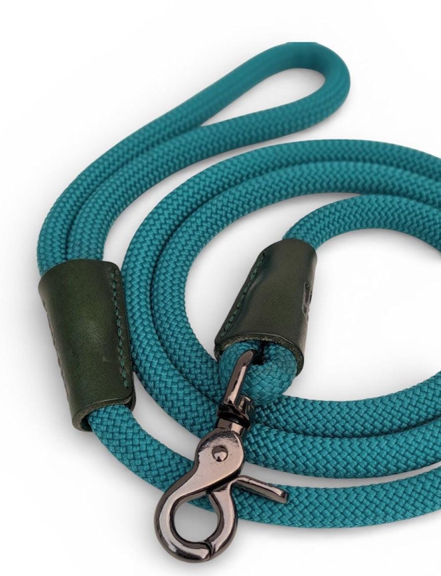 Green and Teal Lead - Gunmetal
