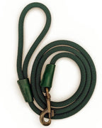 Deep Green Dog Lead - OEKOT-TEX Certified Rope | made in the UK