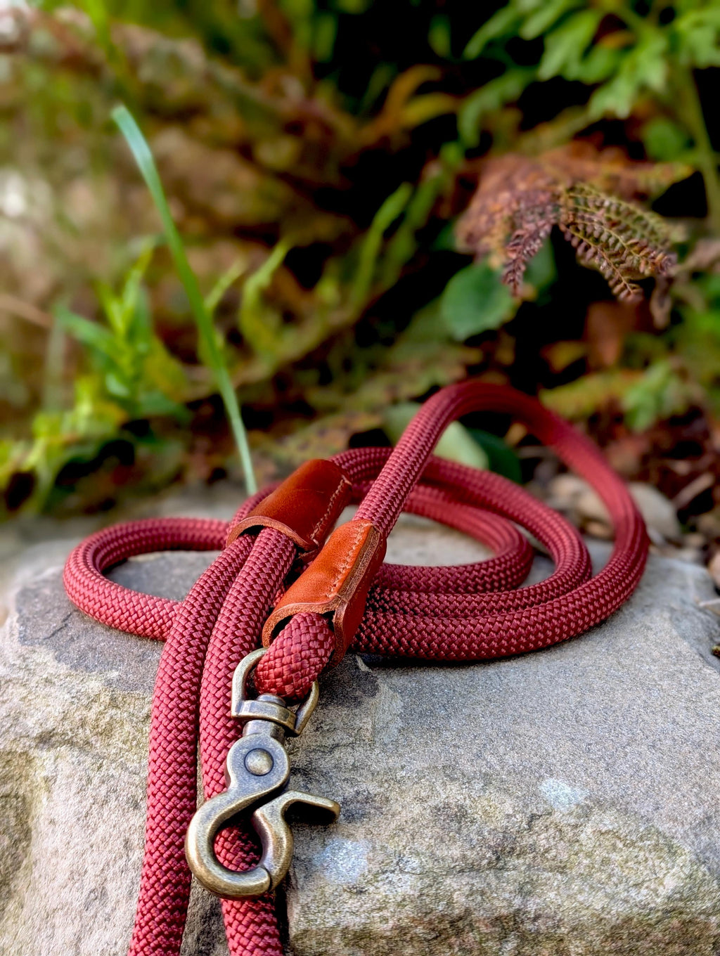 Copper Dog Lead - Antique Brass | Oeko-Tex certified rope