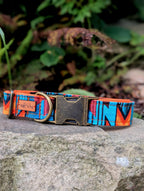 Bright Tribal Dog Collar