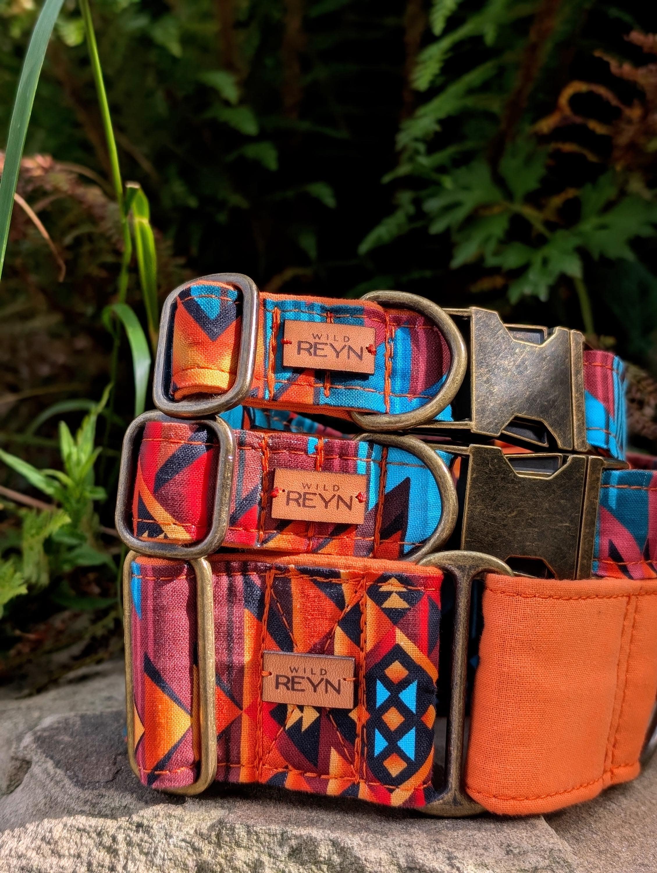 Bright Tribal Dog Collar