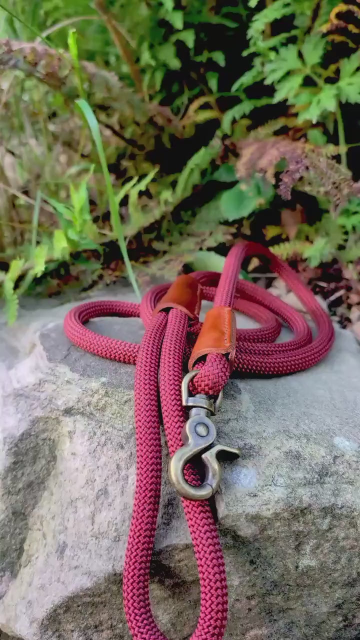 Copper Dog Lead - Antique Brass