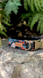 Japanese themed Koi Dog Collar