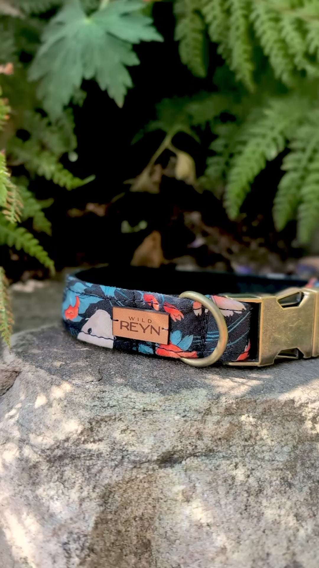 Japanese themed Koi Dog Collar